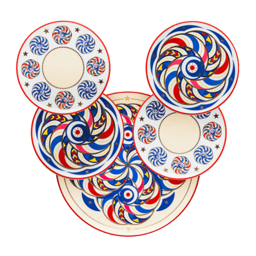 Tannoura - طقم تقديم حلى و صحون (٧ قطع)