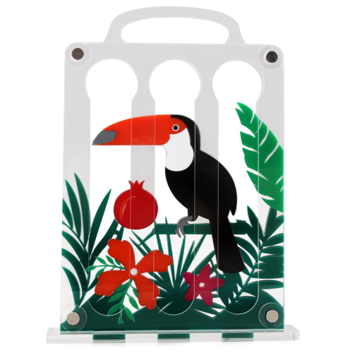 Tropical - حامل كبسولات الإسبريسو بتصميم التوكان