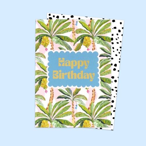 Happy Birthday Card - Palm Tree