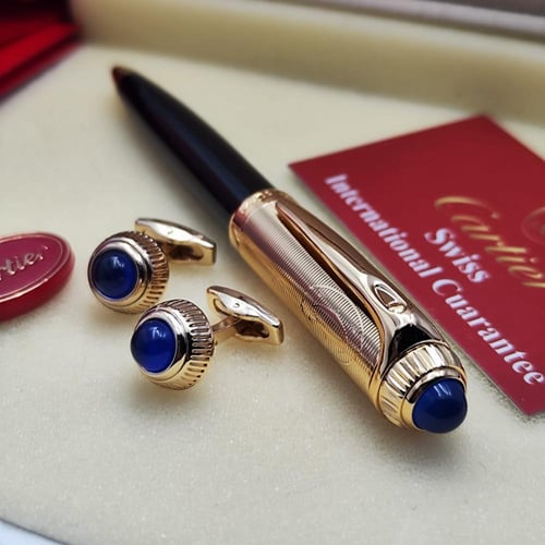 طقم قلم وكبك كارتير