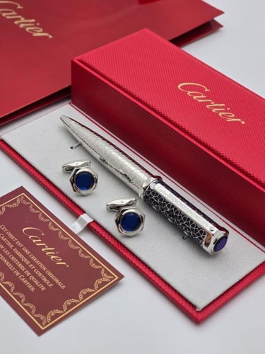 طقم قلم وكبك كارتير