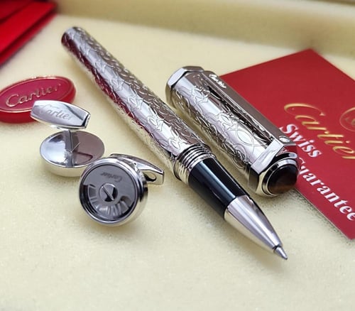 طقم قلم وكبك كارتير