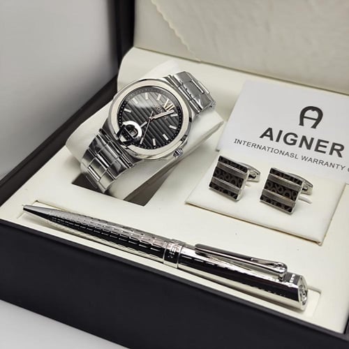 طقم رجالي ساعه اقنر