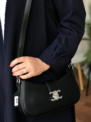 شنطه سيلين لوقو فضي