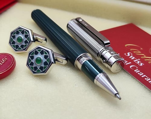 طقم قلم وكبك كارتير