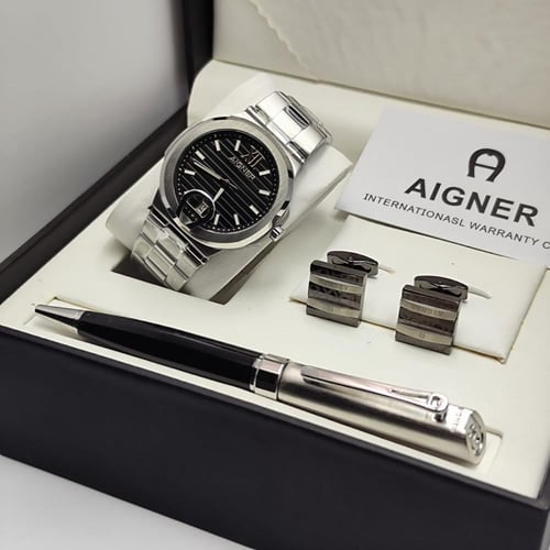 طقم رجالي ساعه اقنر