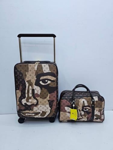 شنطه سفر لويس فيتون مع هاند باق