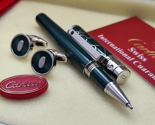 طقم قلم وكبك كارتير