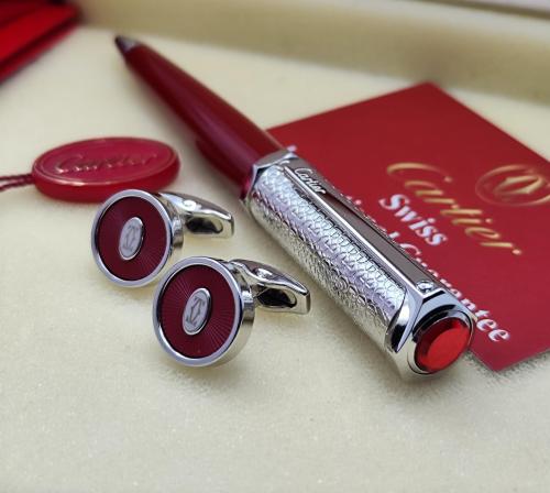 طقم قلم وكبك كارتير