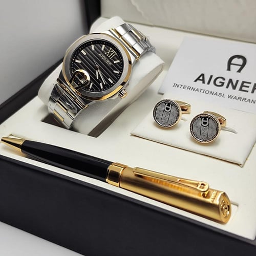 طقم رجالي ساعه اقنر