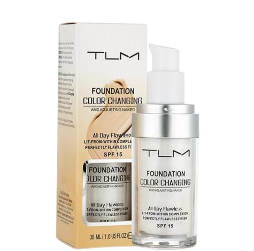 TLM Foundation, a magical base cream with color-changing technology to adapt to the natural skin tone