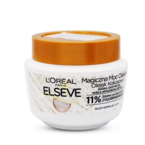 لوريال باريس إلسيف قناع الشعر بزيت جوز الهند الأست...