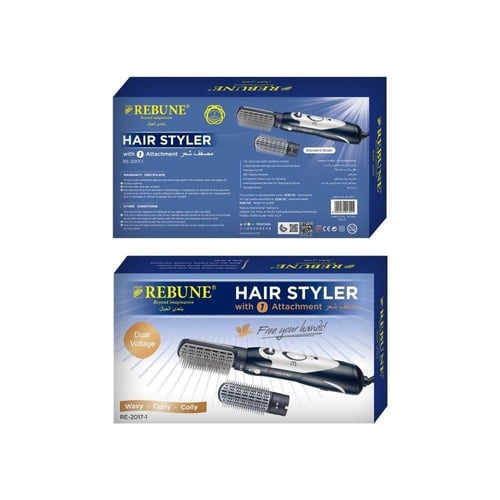 مصفف شعر ريبون (REBUNE) بملحقين - موديل HE-2017-2.