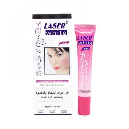 ليزر وايت جل مورد الشفاه و الخدود بمستخلص ثمرة الت...