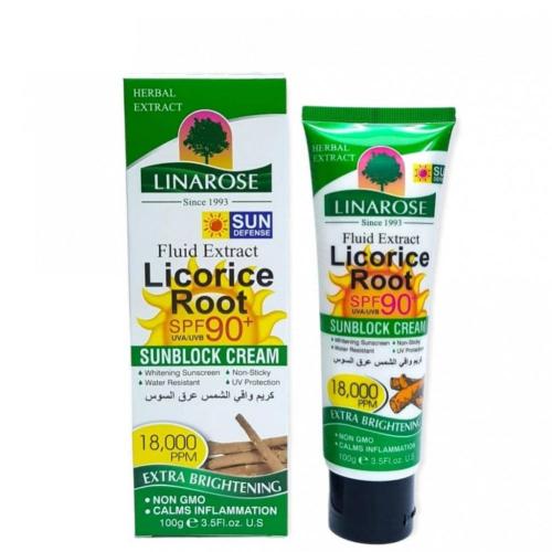 واقي شمس ومفتح بعرق السوس100جم