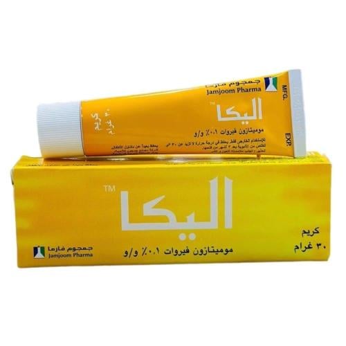 كريم اليكا لعلاج الحساسية وحب الشباب والتهيج 30 جر...