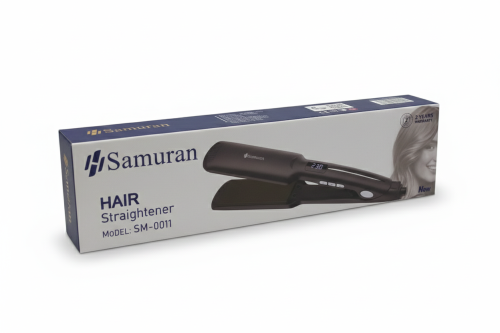 مكواة تمليس الشعر ساموران الاحترافي بصفائح عريضة -...