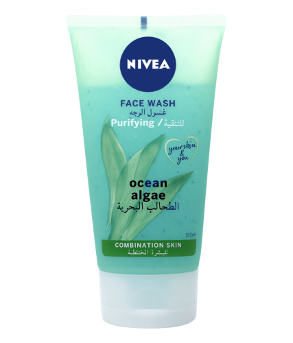 غسول نيفيا بالطحالب البحرية للوجه 150 مل