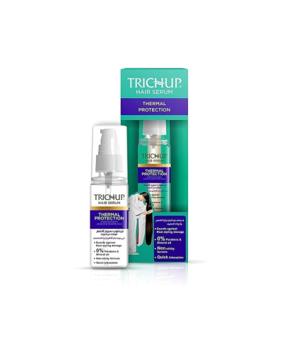 سيروم للشعر للوقاية من الحرارة بزيت الكتان والسمسم...