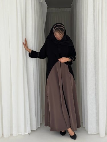 Acryp blend abaya harmonious combination between b...