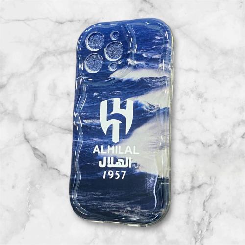 كفر ايفون ١٤ برو ماكس شعار الهلال ستيكر ثقيل