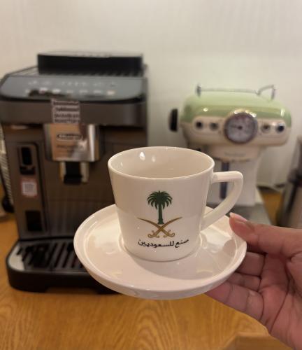 فنجال الاسبريسو سيفين ونخلة