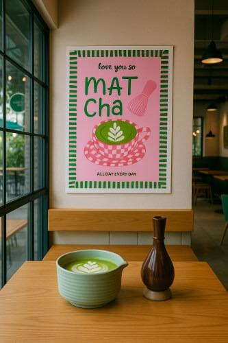 لوحة الماتشا الحجم صغير