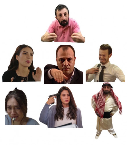 Sticker ستيكرات رياكشنات تركية