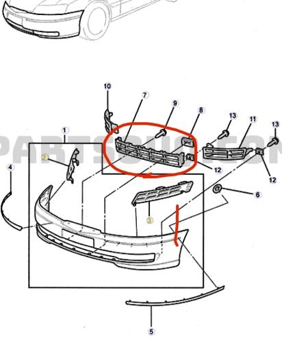 شبك صدام كابرس 2004 - 2006 اصلي