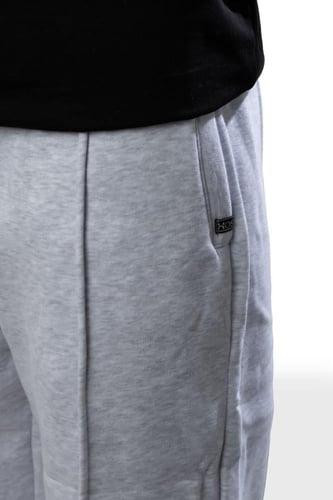 بنطالون قطن رصاصي