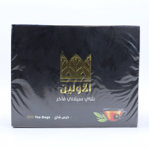 شاي الأولين شاي سيلاني فاخر 100 كيس.