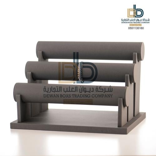 استاند بناجر لون واحد - رصاصي