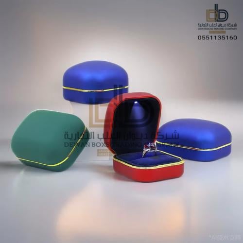 علب خواتم مضيئة