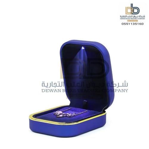 علب خواتم مضيئة