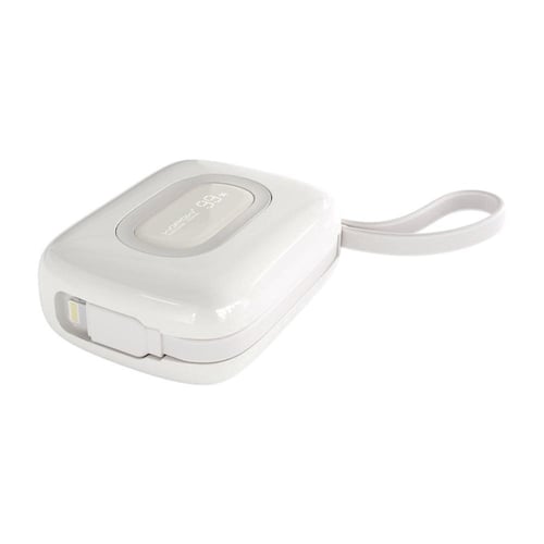 شاحن متنقل MiniGo بسعة 10,000 ملي أمبير- أبيض