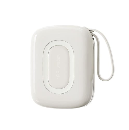 شاحن متنقل MiniGo SQ63 بسعة 10,000 ملي أمبير- أبيض