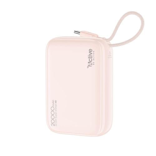 شاحن متنقل N33 بسعة 20,000 ملي أمبير-وردي