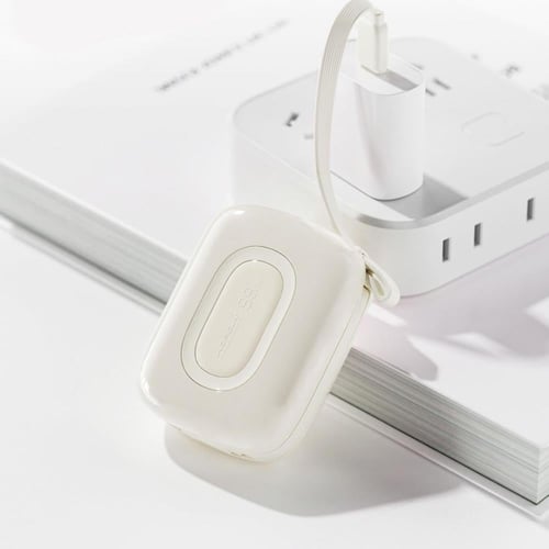 شاحن متنقل MiniGo SQ63 بسعة 10,000 ملي أمبير- أبيض