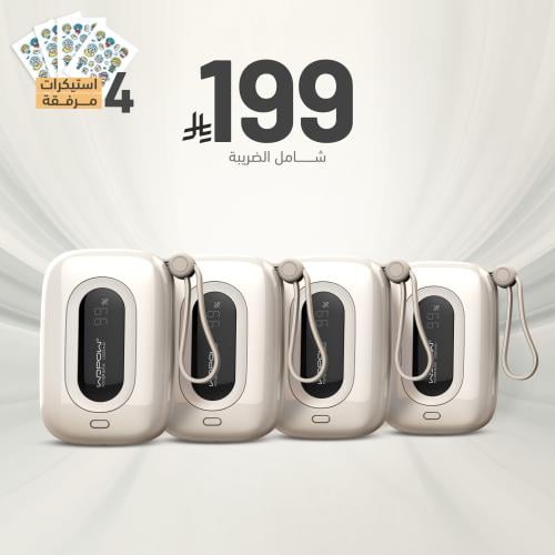 ‎4 شاحن متنقلPOCKET SQ27 بسعة 10,000ملي أمبير - أب...