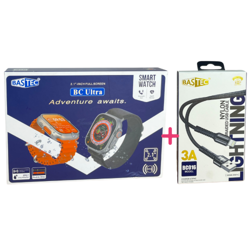 ساعة ذكية BASTEC الاصدار الثامن , بمقاس 49mm تدعم...