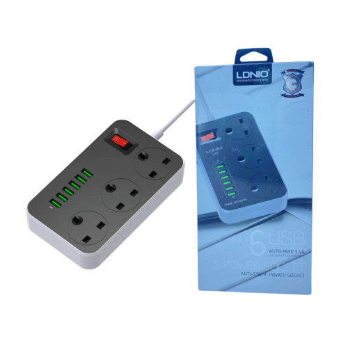 توصيلة كهرباء من شركة LDNIO أصلي 2متر