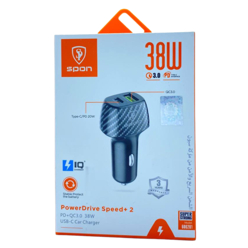 شاحن سيارة يدعم الشحن السريع