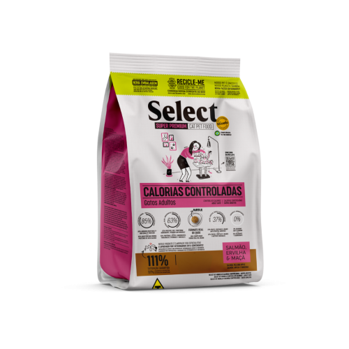 سيليكت | طعام للقطط البالغة بسمك السالمون للتحكم ب...