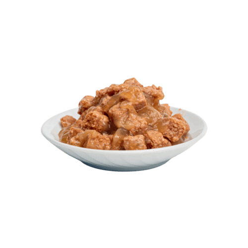 لقمه | طعام للقطط بسمك السالمون والروبيان بالمرق