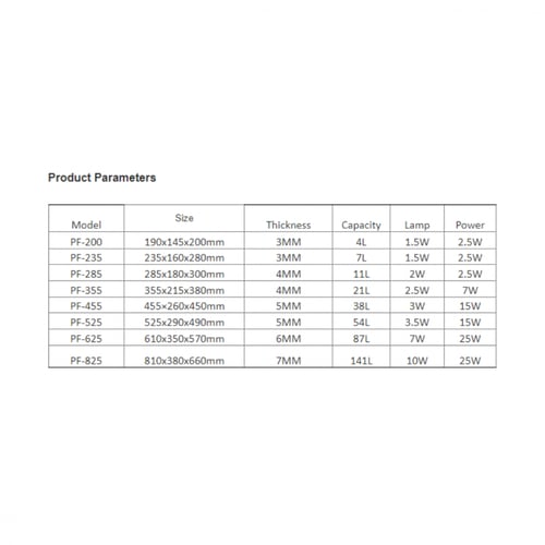 بوفيت | حوض سمك مكتبي PF200
