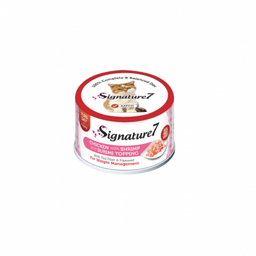 سيغنتشر7 | طعام للقطط بالدجاج والروبيان (الثلاثاء)
