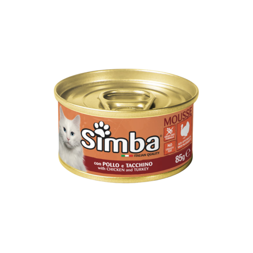 سيمبا | طعام رطب للقطط بالدجاج والديك الرومي