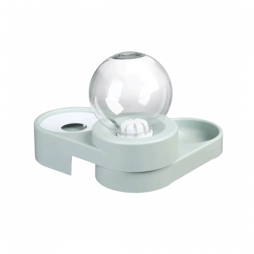 وعاء طعام مع موزع ماء الحيوانات الاليفة - 1.8لتر