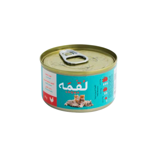 لقمه | طعام القطط بالدجاج بالجلي