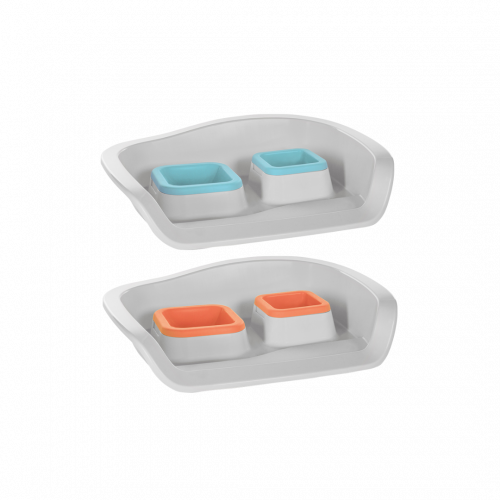 دوفو + | وعاء طعام مزدوج للحيوانات الأليفة